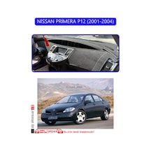 Nissan Primera P12 2001-2004torpido Koruma Halısı Mavi Kenar