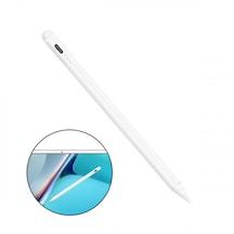 Polham iOS Uyumlu İpad ve İphone Uyumlu Dokunmatik Stylus Kalem, Basınç Duyarlı Sensörlü, Şarjlı Kalem