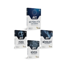 Ayt Matematik - Fizik - Kimya - Biyoloji Soru Bankası Seti 4 Kitap