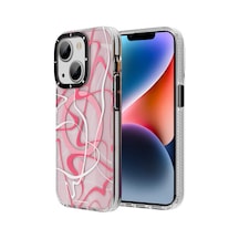 YoungKit iPhone Uyumlu 14 Plus Kılıf Magsafe Şarj Özellikli Youngkit Water-Ink Serisi Kapak Youngkit-10193