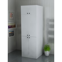 Doğsan Mobilya Dlp007 Çamaşır-kurutma Makine Dolabı Beyaz