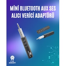 Mini Bluetooth Müzik Alıcısı Ev & Araç Stereo Sistemlerine Kablosuz Bağlantı