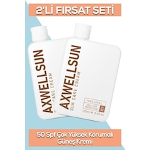 Axwell Leke Karşıtı Yüksek Koruyucu Güneş Kremi SPF50 2 x 125 ML