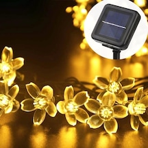 Technojet 50 Ledli Solar Çiçekli Gün Işığı Bayçe Aydınlatma Dekor Çok Renkli