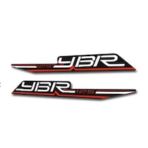 Yamaha Ybr 3d Sticker Seti Kırmızı
