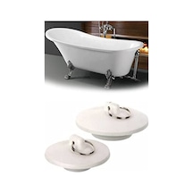 Duble 2'li Set Küvet Ve Lavabo Tıpası Altın