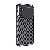 Newface Samsung Galaxy Uyumlu  A26 Kılıf Auto Focus Karbon Kapak - Siyah Belirtilmemiş