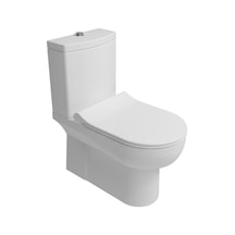 Kale Idea 2.0 Kanalsız Duvara Sıfır Klozet + Ultra Slim Yavaş Kapanan Kapak + Rezervuar + 3/6 İç Takım Beyaz