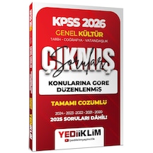 Yediiklim 2026 Kpss Genel Kültür Konularına Göre Düzenlenmiş Tamamı Çözümlü Çıkmış Sorular