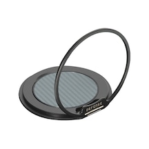 Raptic Defense Serisi Magnetik Özellikli 360 Derece Dönebilen Parmak Ring Stand Siyah