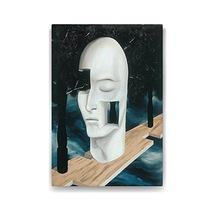Rene Magritte - The Face Of Genius Tablosu - 40x60cm 7/8 Yaş