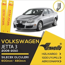 Volkswagen Jetta Muz Silecek Takımı 2006-2010 İnwells