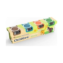 Oyun Hamuru Ecocup - 125 Gr 4'lü Set Kahve,mavi,turuncu,yeşil Karışık