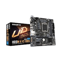 Gigabyte H610M H V2 DDR4 Intel H610 3200 MHz DDR4 Soket 1700 mATX Anakart