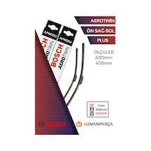 Mg Hs 2022-2024 Muz Tipi Aerotwin Plus Ön Silecek Takımı Bosch Ap600u+ap450u