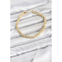 Cm Burgu Model Gold Renk Pirinç Kadın Bileklik Tj-bb8591 Altın - Çok Renkli