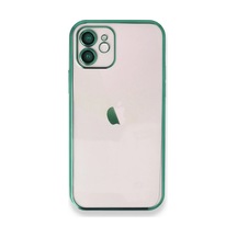 İphone 12 Kılıf Razer Lensli Silikon - Yeşil