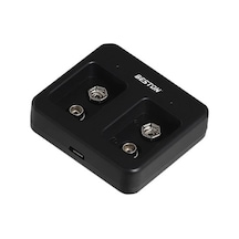 Beston 2li 9v Pil Şarj Cihazı USB Kablolu