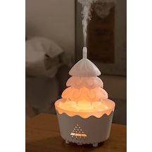 Leerfei V51 Yağmur Bulutu Görünümlü Aroma Difüzör, Nemlendirici -250ml Kapasiteli