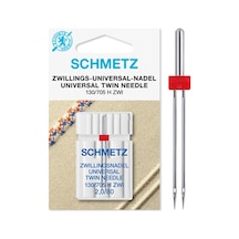 Schmetz Ev Tipi Aile Dikiş Makinesi Çiftli Dikiş İğnesi / 130/705
