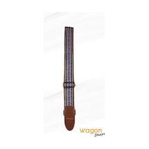 Wagon Straps Vintage Serisi Gitar Askısı - Blue Grass