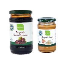 Grünn Organik Üzüm Pekmezi 850 G + Organik Tahin 300 G