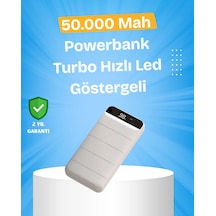 Hubrendy Tekno Çoklu Cihaz Uyumlu Led Ekranlı 50000 Mah Powerbank Diğer