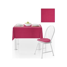 Fuşya Kadife Dokulu Masa Örtüsü 120x180