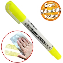 Silinebilir Tebeşir İşaretleyici Mercure Sarı Kalem Metal Plastik Cam Ahşap Yüzey Yağlı Boya Uç
