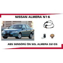 Almera Abs Sensörü Ön Sol 02-05