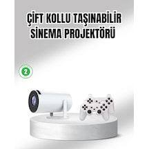 Mey İthalat Projeksiyon Cihazı 4k Destekli Kablosuz Bağlantılı Bluetooth 5.0