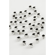 Tesbih - 595 - Ara Aparatı 50 Gram - Nazblsmm - Gümüş Rengi