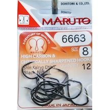 Maruto 6663 Kısa Sap Black Nickel Iğne