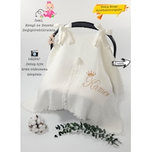 Gros Shop Ramuk Nefes Alabilen 4katlı Müslin Kumaş Püsküllü Puset Örtüsü