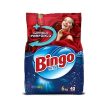 Bingo Renkliler İçin Lovely Parfümlü Toz Çamaşır Deterjan 40 Yıkama 6 KG
