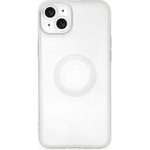 Newface Apple Uyumlu iPhone 14 Plus Kılıf Santa Lens Silikon - Şeffaf Şeffaf