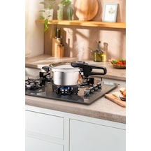 Emsan Fast Cooker Çift Emniyetli Düdüklü Tencere 4 Lt Siyah