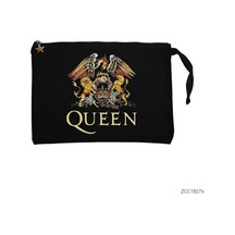 Zepplin Giyim Ultimate Best Of Queen Siyah Clutch Astarlı Cüzdan / El Çantası