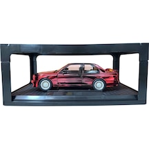 1:24 Metal Model Koleksiyon Araba Bmw M3 Karartılı Kırmızı 19 Cm Döner Ön Tekerler