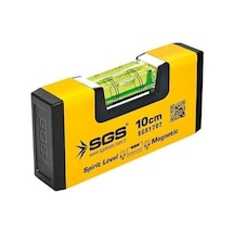 Sgs 1707 Alüminyum Mıknatıslı Su Terazisi 10 Cm