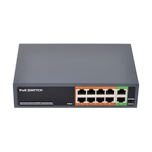 Ods 8 Port 10/100 Mb Poe 2 Port 10/100 Uplınk Metal Switch
