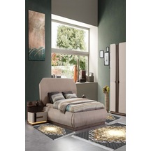 Eko Trend Djt Yıkanabilir Kaymaz Taban 3 Lü Yatak Odası Takımı 759 Patchwork Siyah