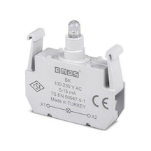 Emas Bk B Sinyal Kırmızı Led'li Blok 100-230 V Ac