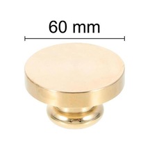 Mühürcüm Mühür Mumu 60 Mm Yuvarlak Boş Pirinç Kafa + Ahşap Sap R5799o60 Çok Renkli