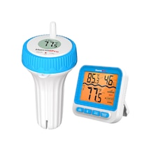 Thermopro Tp211b Yüzen Kablosuz Su Geçirmez Sensör+monitör Havuz Sıcaklık Termometresi