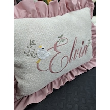 Tly Home Textiles Bebek Yastığı Nakışlı Kişiye Özel