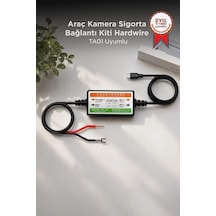 Premium Araç Kamera Sigorta Bağlantı Kiti Hardwire Ta01 Uyumlu Sürücü Video Koruma