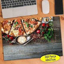 Üçgen Dilimli Lezzetli Pizza 240 Parça Puzzle Yapboz-285270380