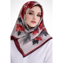 Beyaz - Bordo