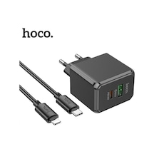 Hoco Cs14a Ocean Pd20w+qc3.0 Girişli Hızlı Şarj Başlığı Ve Type-c To Apple     Uyumlu iPhone Lightning Kablo- 5775